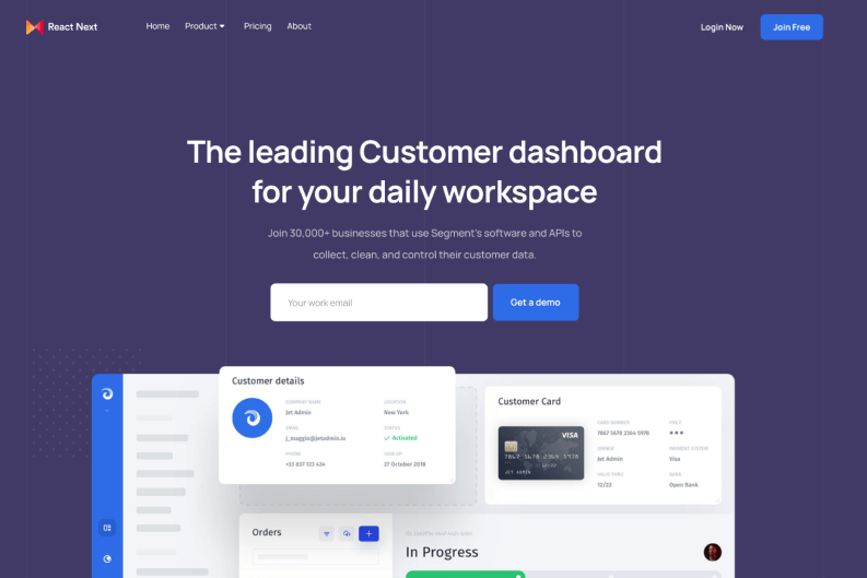 Pappify HTML UI templage kit preview 3