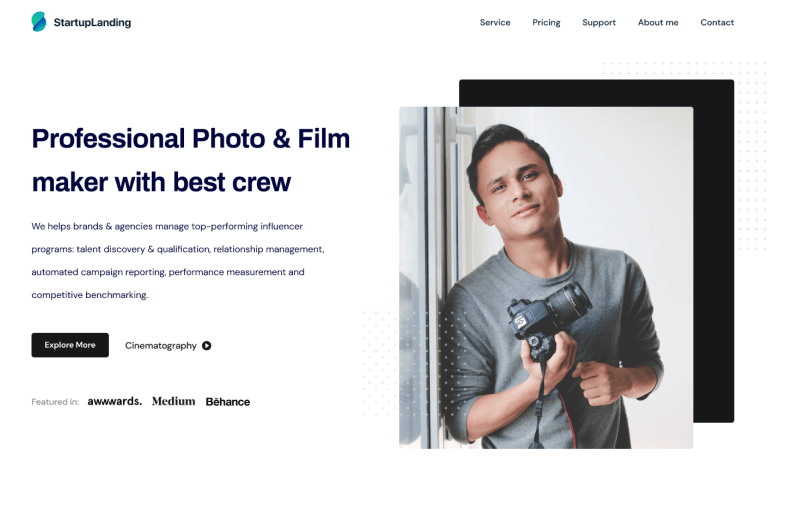 Charity Landing React Next Landing Page preview 2